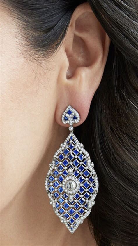 Pin By Mohammadhosein On Mohammadhosein Bridal Diamond Necklace Ear Jewelry Diamond Earrings