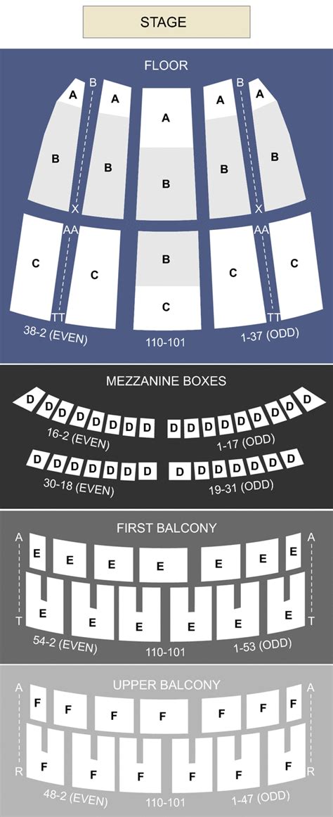 Civic Opera House Chicago Il Seating Chart And Stage Chicago