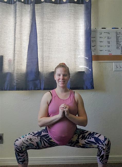 A Pregnancy Squat Challenge For Every Trimester One Fit Mamma