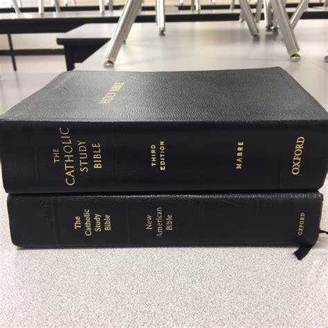 Catholic Bibles Physical Comparison Of The Catholic Study Bible 1990