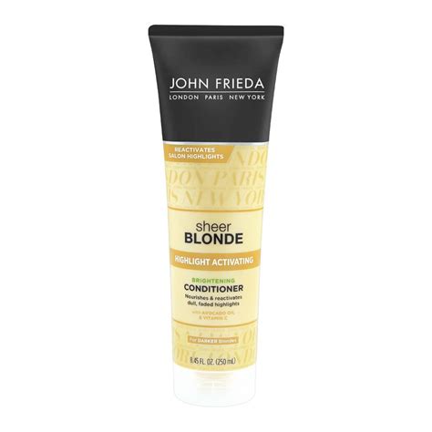 Buy John Frieda Sheer Blonde Highlight Activating Brightening Conditioner For Darker Blondes