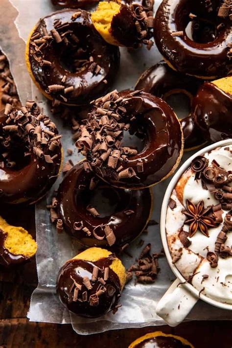 Baked Hot Chocolate Doughnuts Yummy Recipe