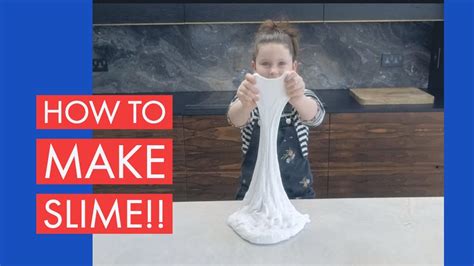 How To Make Slime Using Pva Glue And Contact Lens Solution Youtube