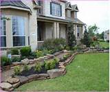 Front Yard Landscaping Using Rocks Pictures