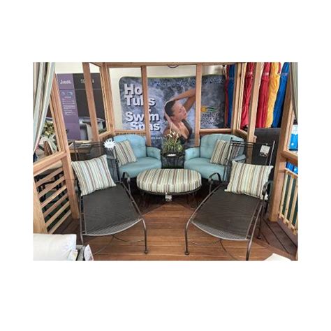 Meadowcraft Athens Cuddle Chairs Chaises And Ottoman