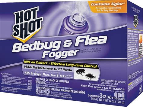 Hot Shot Hg 95911 Bedbug And Flea Fogger 2 Oz Aerosol