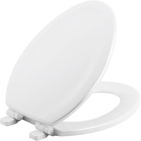 Kohler Stonewood Wood Elongated Slow Close Toilet Seat At