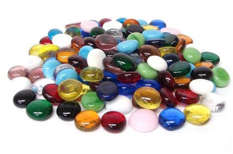 Mixed Color Assortment Pebbles 96 Coe Glass