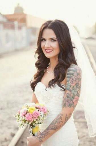 Tattooed Brides Love To Show Off Their Body Art