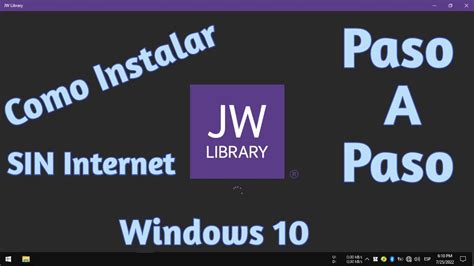 Como Instalar Jw Library Para Pc Sin Internet Ni La Tienda De