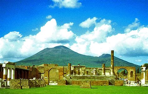 Pompeii View To The Vesuvius