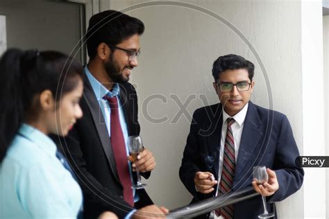 Image Of Corporate Meetings Between Young And Energetic Indian Bengali