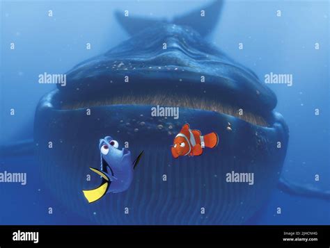 Dory Marlin Blue Whale Finding Nemo 2003 Stock Photo Alamy
