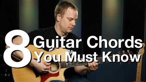 Guitar Chords You Must Know Beginner Guitar Lessons Free Music