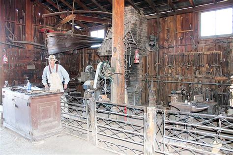Blacksmith Shop Reconstructed Pioneer Living History Museum