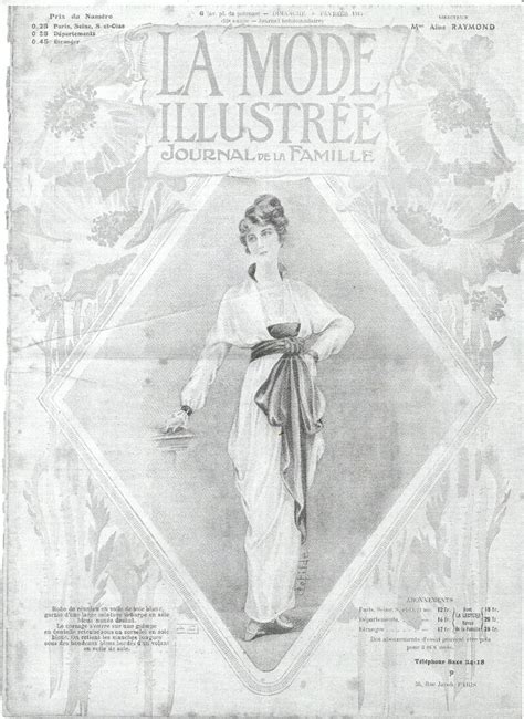 Des Modes And La Mode Illustrée 8 Février 1914