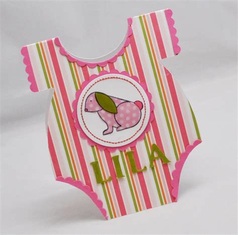 Life With Terri Baby Girl Onesie Card Personalized