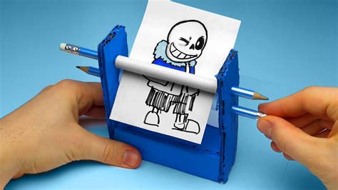 6 Amazing Undertale Sans Paper Craft And Doodles For Fans Youtube