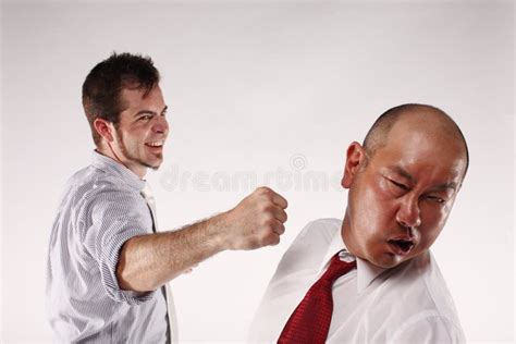 Employees Fist Fighting Stock Image Image Of Punch Reason 7932135