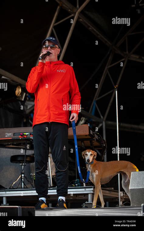 British Television And Radio Presenter Chris Evans On Stage At His Run Fest Run Festival At