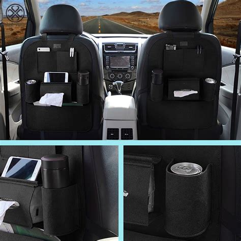 Luxtrada 21 Pack Car Seat Back Organizer Auto Seat Multi Pockets Travel Storage Bag Universal