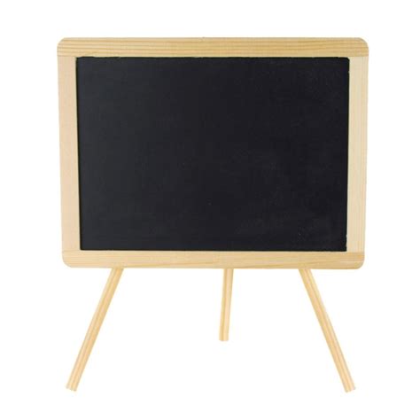 Chalkboard Wood Easel Sign Rectangular 10 Inch
