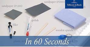 In 60 seconds: Reparation acrylic & Quaryl® | Villeroy & Boch