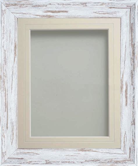 Lynton Driftwood 16x12 Frame With Ivory V Groove Mount Cut For Image