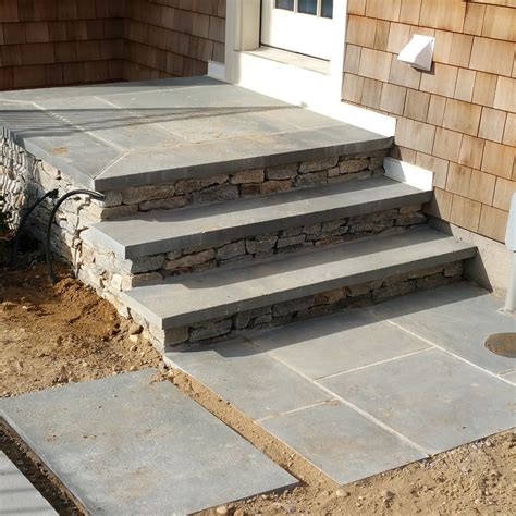 Long Island Bluestone Installation Steps Walks Patios