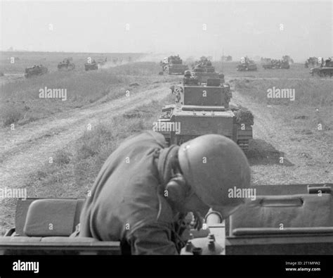 The Polish Army In The Normandy Campaign 1944 Column Of Cromwell Tanks