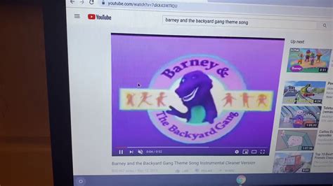 Barney And The Backyard Gang Theme Song Youtube