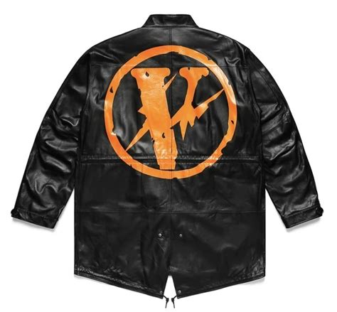 Vlone Fragment Leather Jacket Limited Stock Vlone Ltd
