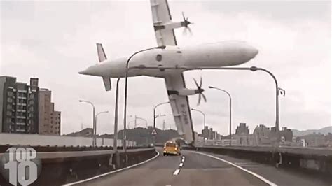 10 Plane Crashes Caught On Camera Youtube