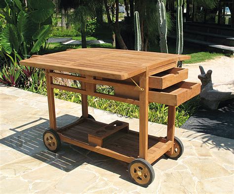 Why you'll love it two open shelves display spirits, mixers & barware. Modern Teak Black Aluminum Outdoor Bar Cart Trolley ...