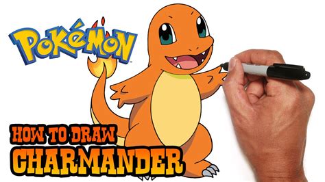 How To Draw Charmander Pokemon Youtube