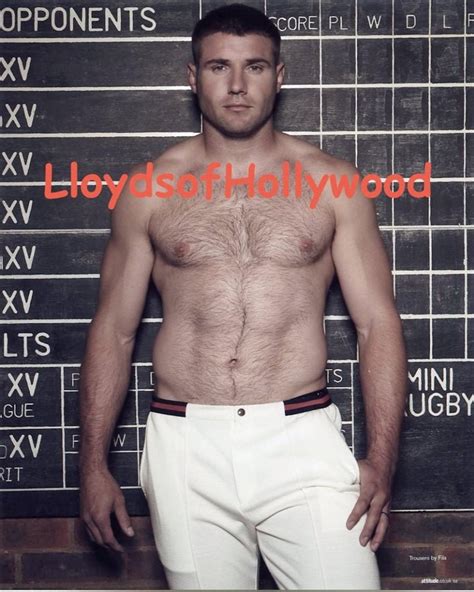Ben Cohen Hairy Hunk Rugby Player In Front Of Scoreboard Etsy Canada