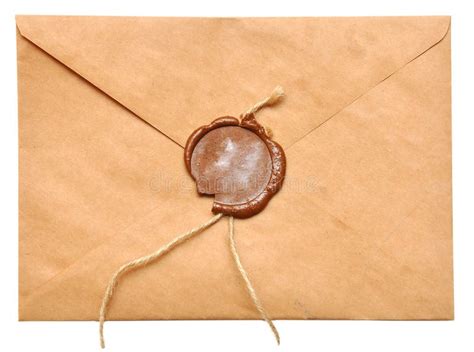 Sealed Envelope Stock Image Image Of Paper Square Shape 16912883