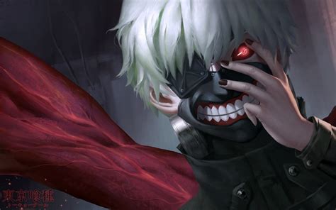 Discover and share the best gifs on tenor. Wallpaper : Tokyo Ghoul, Kaneki Ken, man, mask 1920x1200 ...