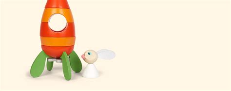 Buy The Janod Magnetic Carrot Rocket At Kidly Uk