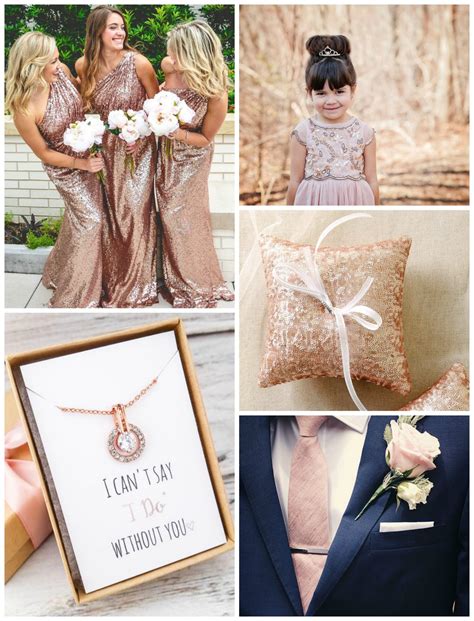 Pretty Ideas For A Rose Gold Wedding Beau Coup Blog