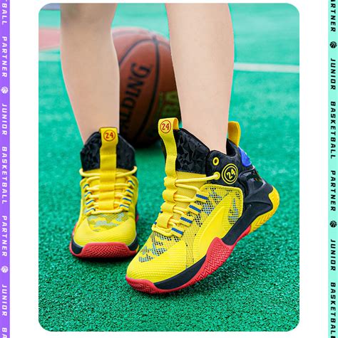New Thick Sole Soft Boys Basketball Shoes Thick Sole Basketball Shoes