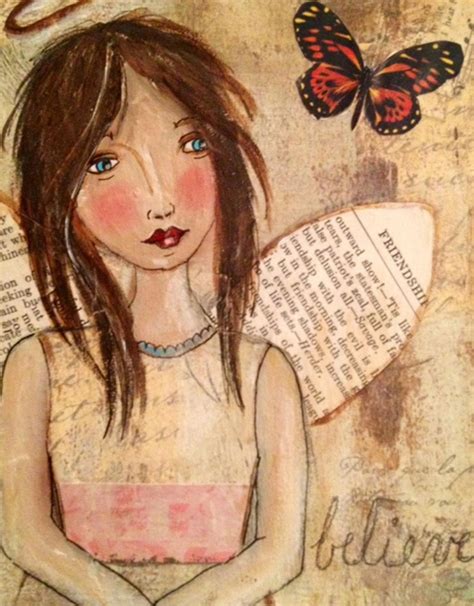 Angel Notecards Stationery Mixed Media By Janelazenbyartist Mixed