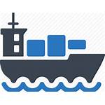 Icon Ship Container Cargo Shipping Logistics Boat