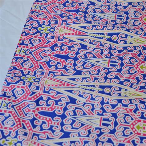 Product Sarawak Batik With Pua Kumbu Motif Corak Satu