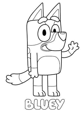 Image Result For Bluey Kids Colouring Printables Coloring Pages