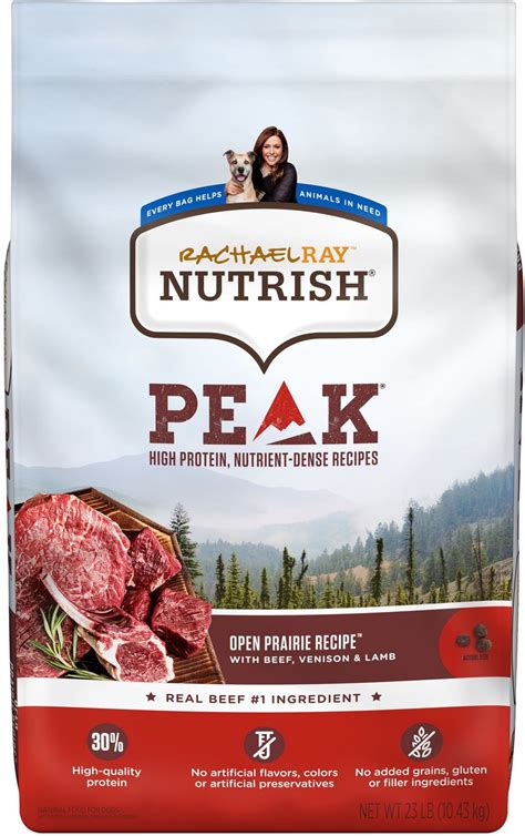 Rachael Ray Nutrish Peak Grain Free Natural Open Range Recipe With Beef