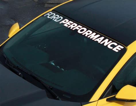 Ford Performance Windshield Sticker Ford Mustang 032015 022018