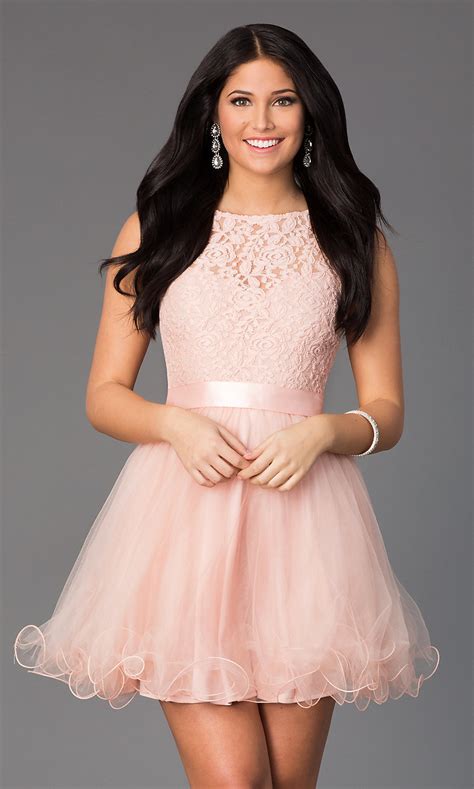 Going to a dinner party is not always an easy thing. Short Semi-Formal A-Line Party Dress - PromGirl