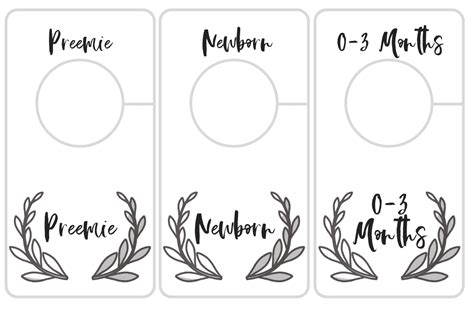 It is also the most expensive baby furniture that all parent love to buy for their babies. Free Printable Nursery Closet Dividers - Preemie Baby to 24 Months - Making of Mom