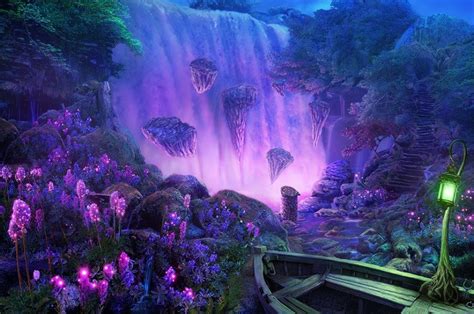 Lavender Luster Fantasy Landscape Fantasy Art Landscapes Fantasy